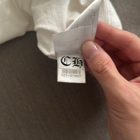 Chrome Hearts White Long Sleeve crewneck Size M - Picture 9 of 10